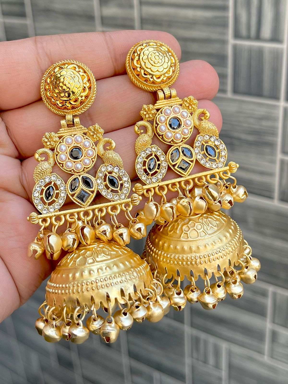 Kashmiri Big Size Jaipuri Statement Jhumkaa